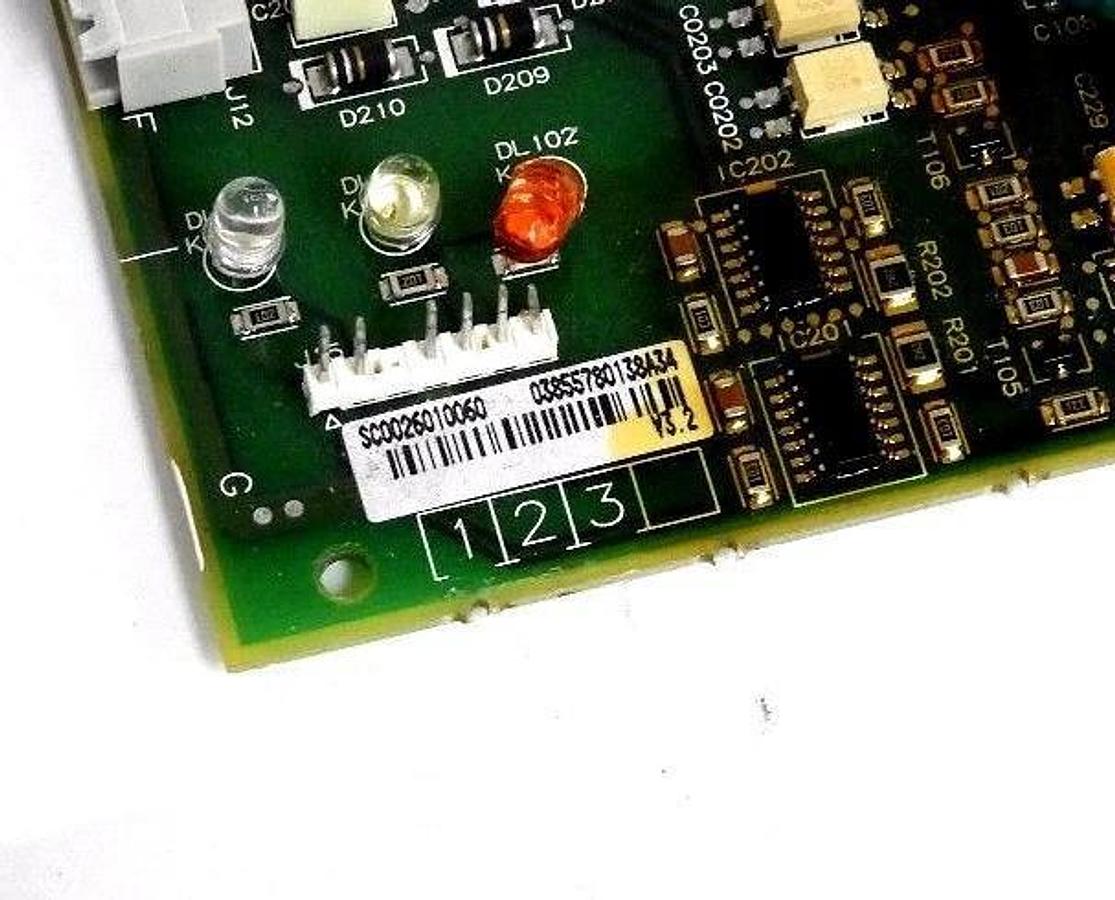 Used SCHNEIDER ELECTRIC SC0026010060 PLC CONTROL BOARD 03855780138A34, V3.2