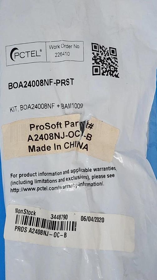 Used NEW PCTEL BOA24008NF-PRST HEAVY DUTY BASE STATION ANTENNA KIT