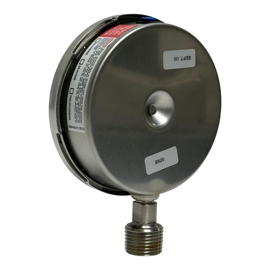 Used Ashcroft 35-1009-SW-04L-600# Duralife 3.5" Pressure Gauge 600 PSI 316SS New