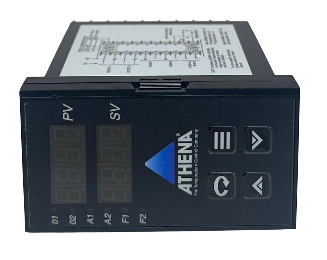 Used ATHENA 18CTS0BBA000 TEMPERATURE CONTROLLER 1PH 115-230VAC 50/60Hz REPAIRED