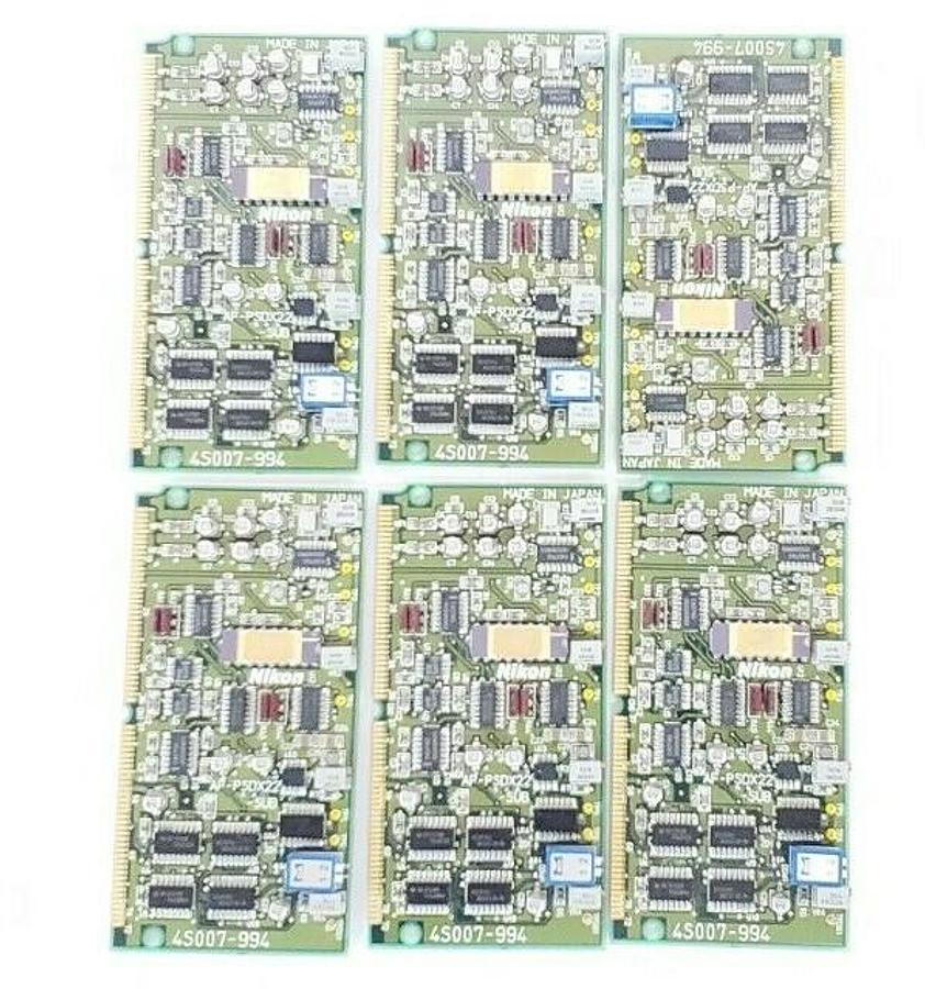 Used LOT OF 6 NIKON 4S007-994 CIRCUIT BOARDS 4S007994, AF-PSDX22-SUB