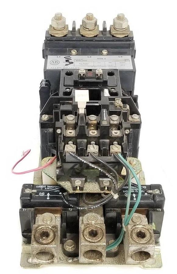 Used ALLEN BRADLEY 509-FOB NON-REVERSING STARTER NEMA SIZE 5, SER. L, 3P, 3PH, 509FOB