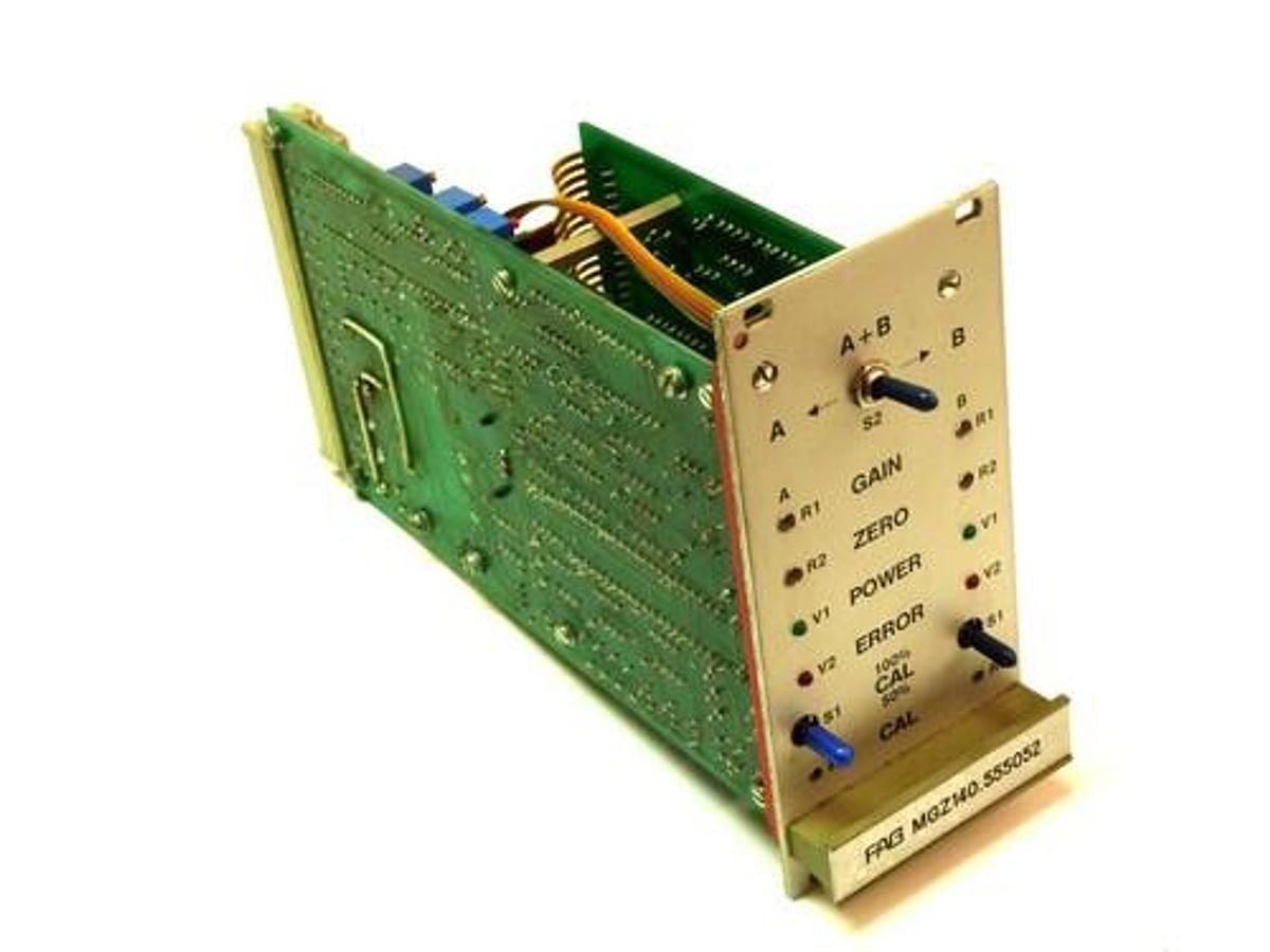 Used FAG MGZ140.555052 AMPLIFIER CARD MGZ 140 MGZ140555052