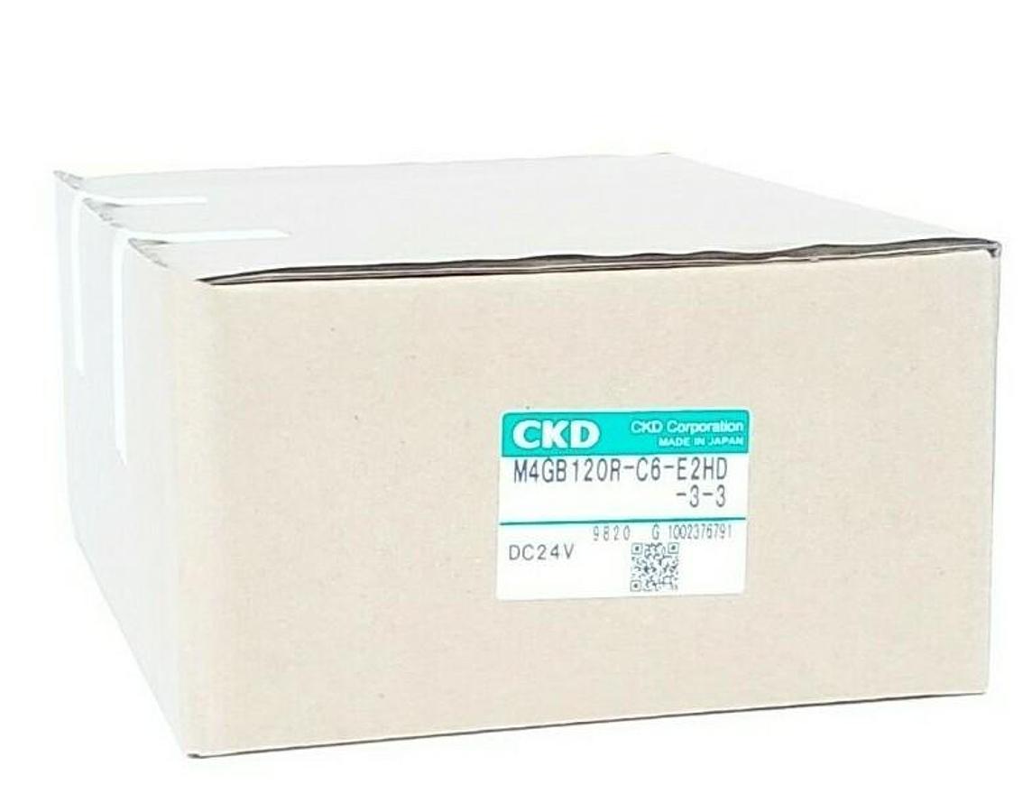 Used NIB CKD M4GB120R-C6-E2HD-3-3 VALVE MANIFOLD ASSEMBLY DC24V, M4GB120RC6E2HD33