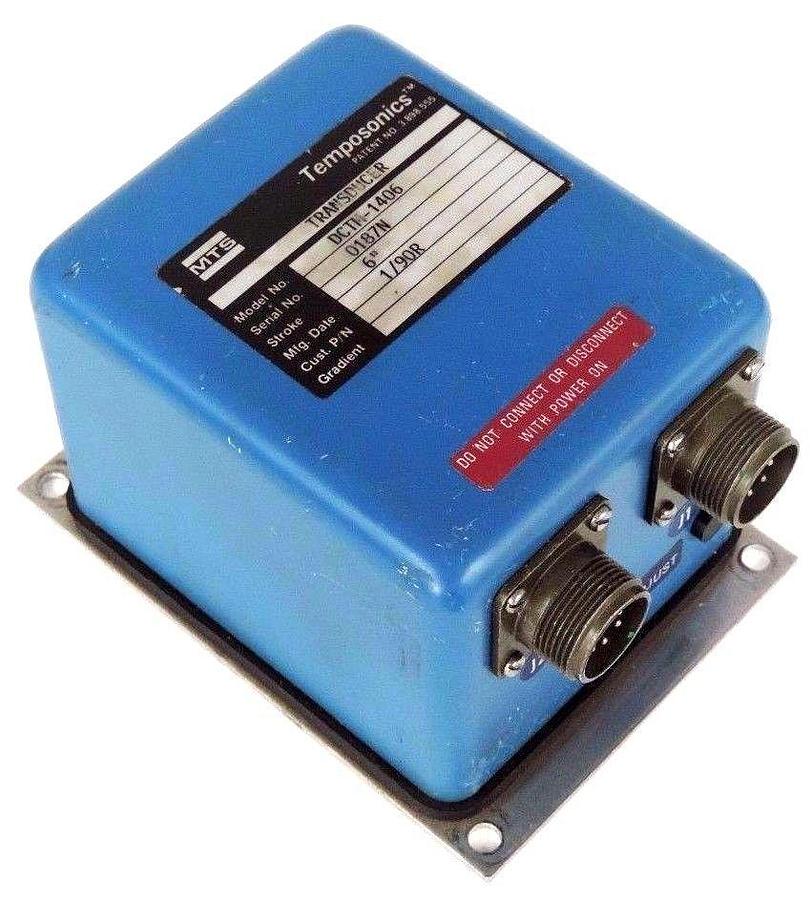 Used MTS TEMPOSONICS DCTM-1406 TRANSDUCER 6" STROKE DCTM1406