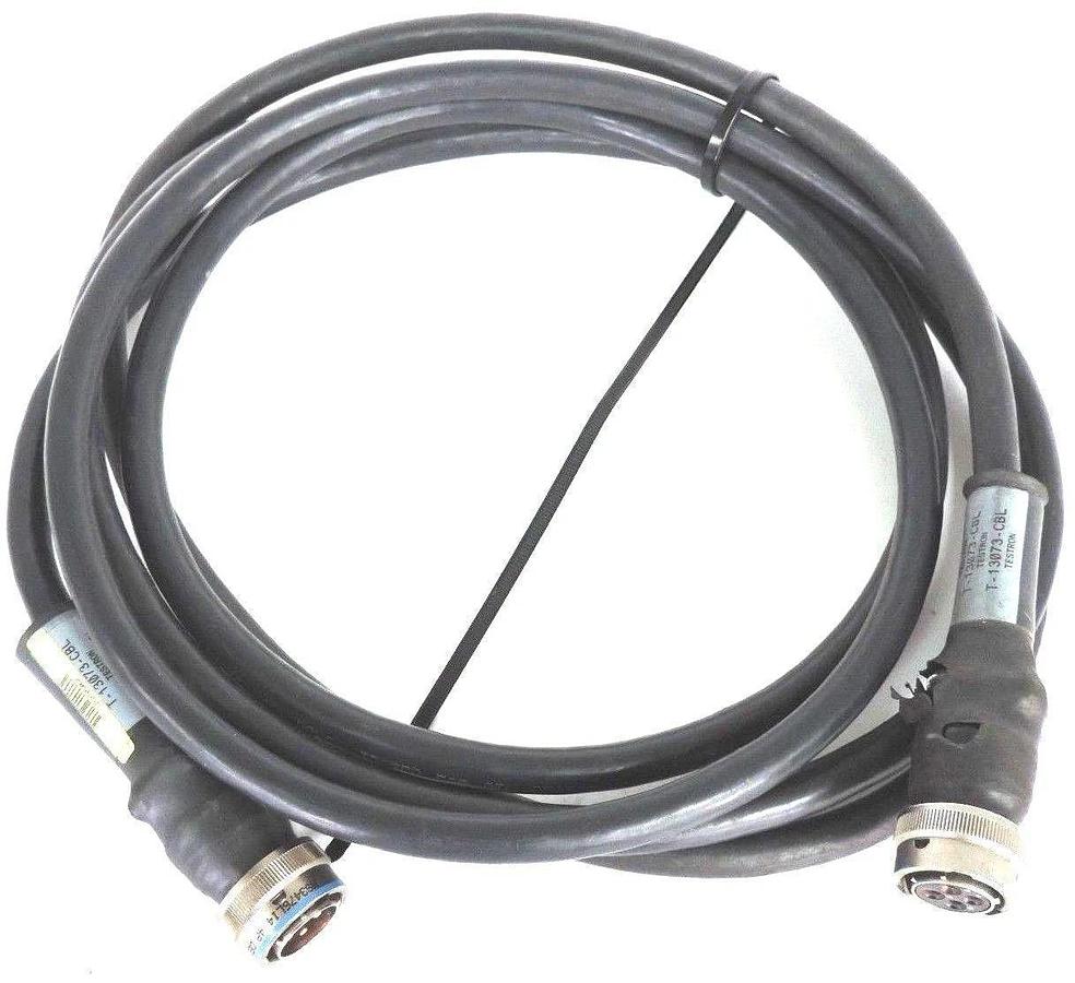 Used TESTRON T-13073-CBL 4PIN MALE-4PIN FEMALE CONNECTOR CABLE ASSEMBLY STRAIGHT