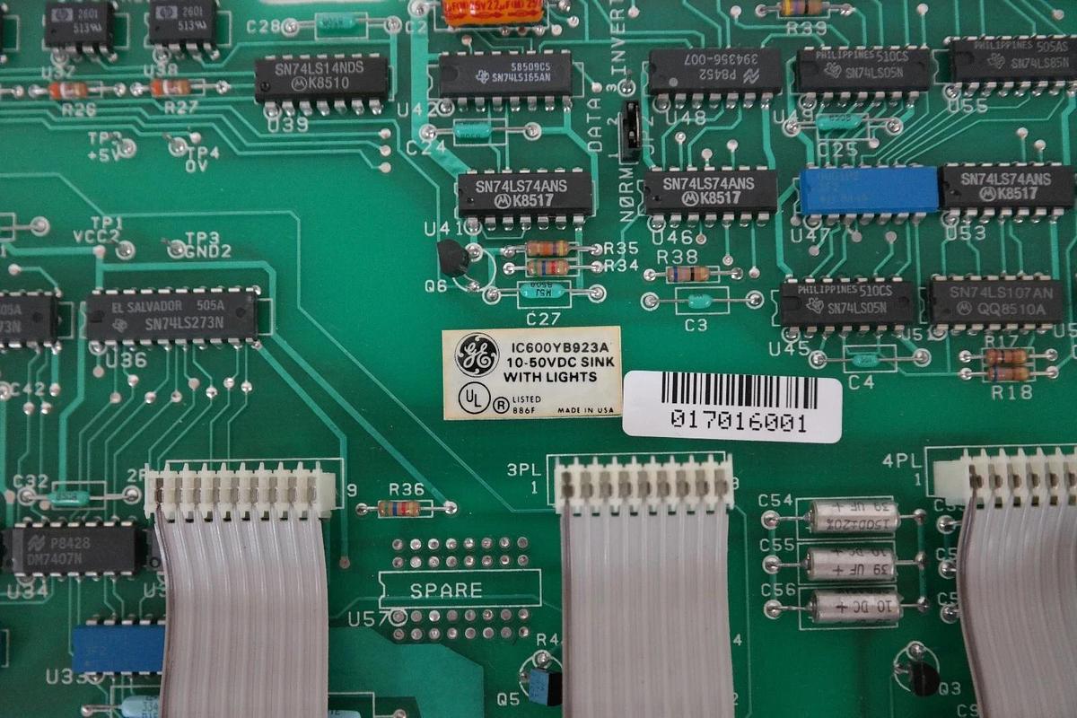 Refurbished REPAIRED GE FANUC IC600YB923A 10-50VDC SINK W/LIGHTS 44A717568-G01, HL0M1
