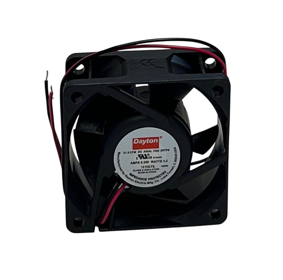 DAYTON 2RTF9 DC AXIAL FAN ZERO FRICTION AIR BEARINGS 12V 31.5CFM OEM NSMP