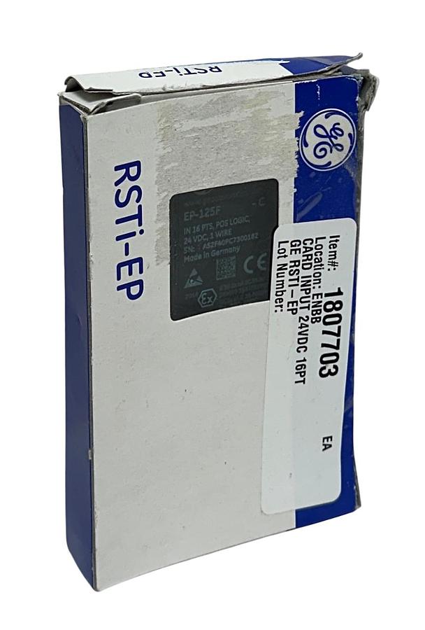 Used GE EP-125F-C / EP-125F DIGITAL INPUT MODULE 16-PT POS LOGIC 24VDC RSTi-EP NSMP