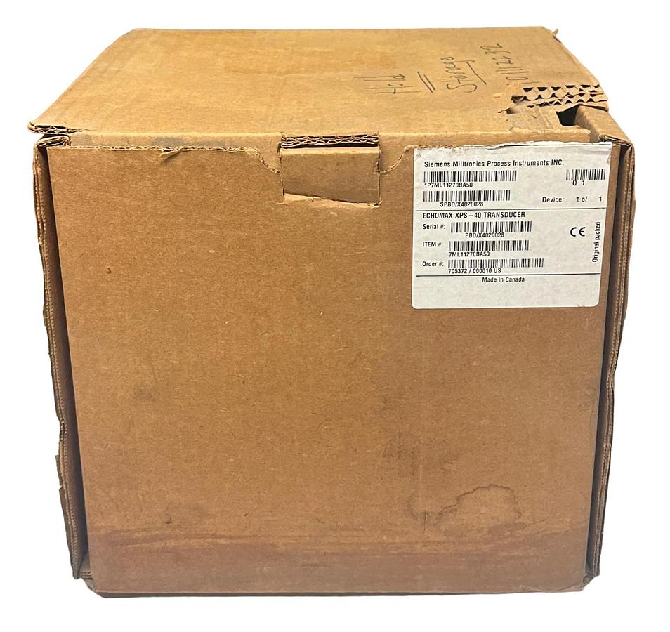 Used SIEMENS MILLTRONICS 7ML11270BA50 ECHOMAX XPS-40 TRANSDUCER 7ML1127 NSMP