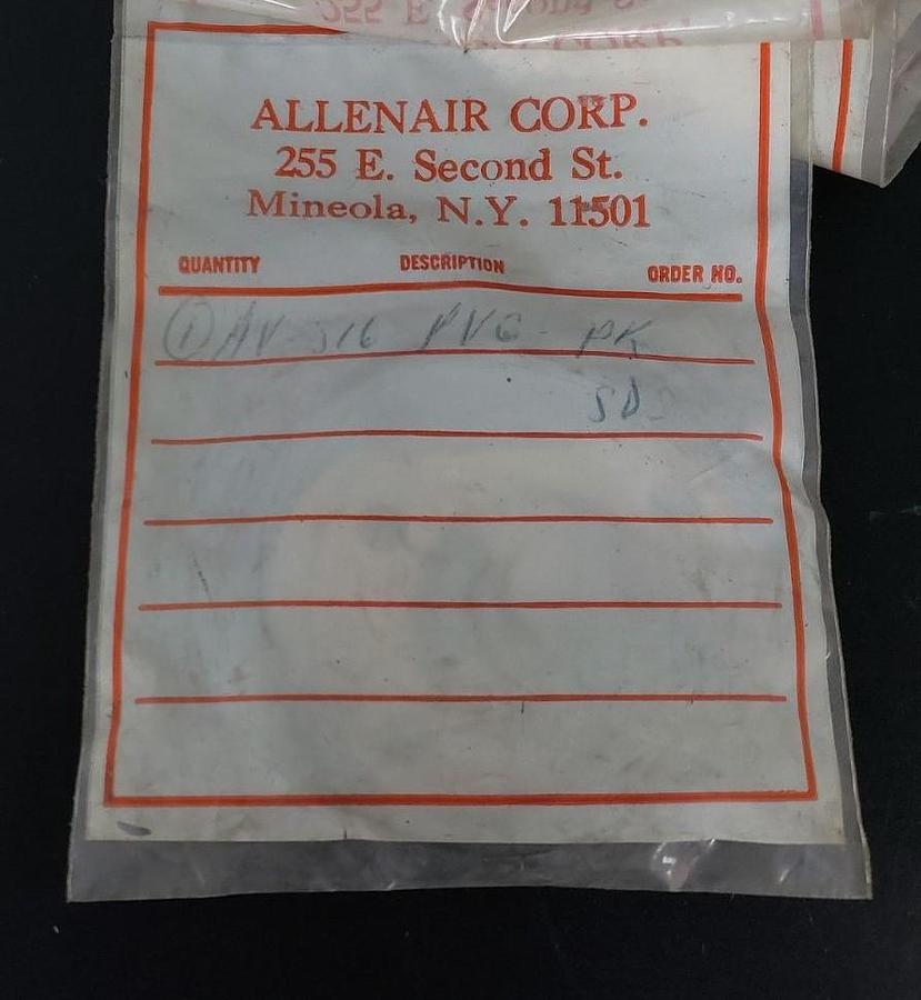 LOT OF 5 NEW ALLENAIR AV-316-PVC-PK-SDS SEAL REAIR KITS AV316