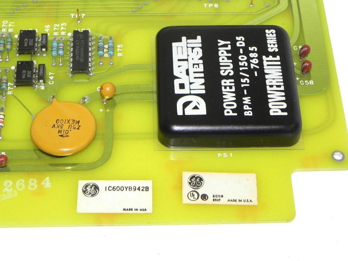 Used GE FANUC IC600YB942B OUTPUT MODULE 44A717106-010 W/ IC600FP941 FRONT COVER