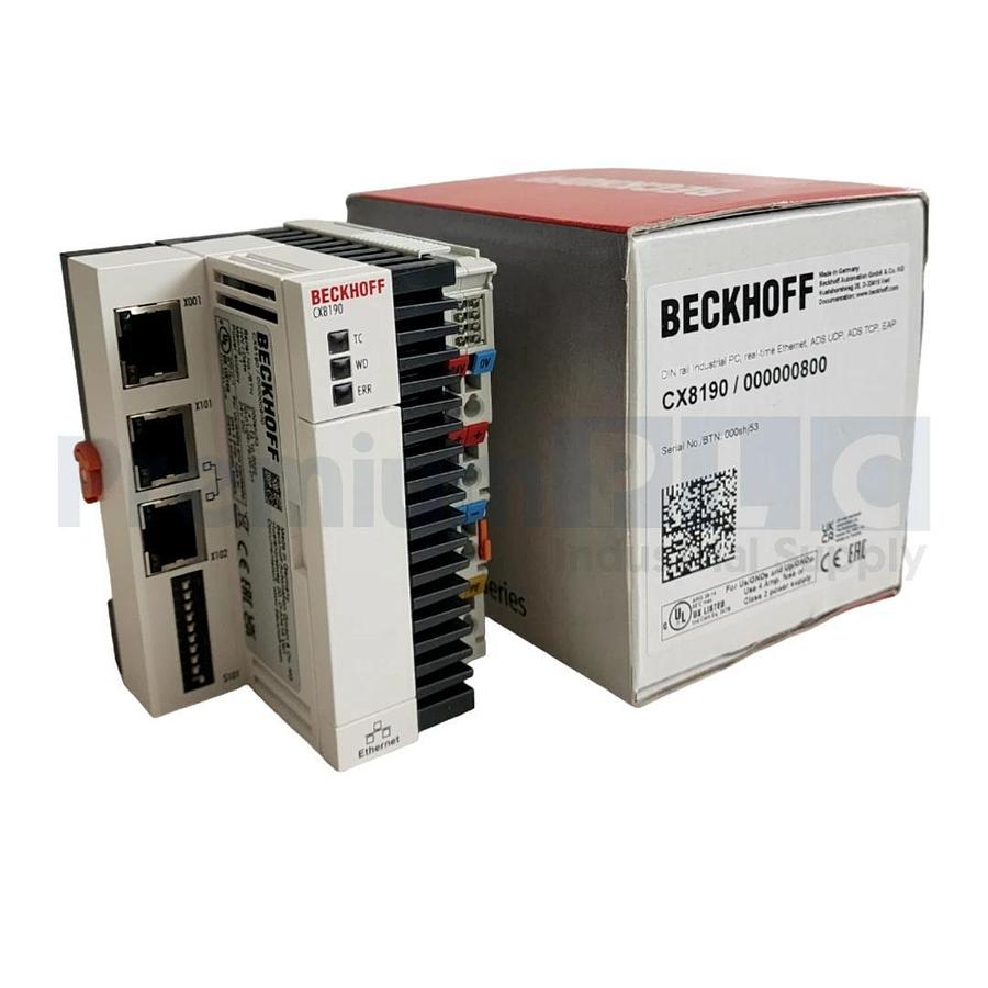 Used BECKHOFF CX8190 / 000000800 EMBEDDED PC CONTROLLER MODULE REAL-TIME ETHERNET NEW