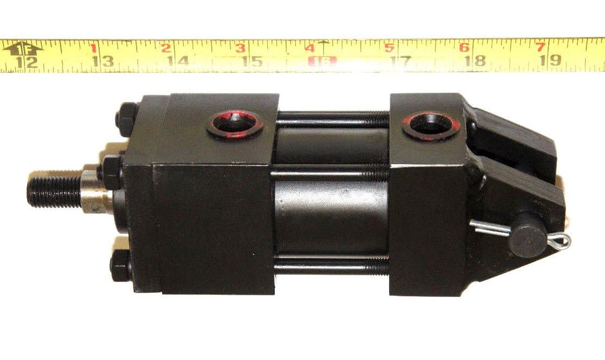 Used NEW HYDRO-LINE R5C-1.5 X .38, N-.63-2-N-N, N-1-1, J072 PNEUMATIC CYLINDER