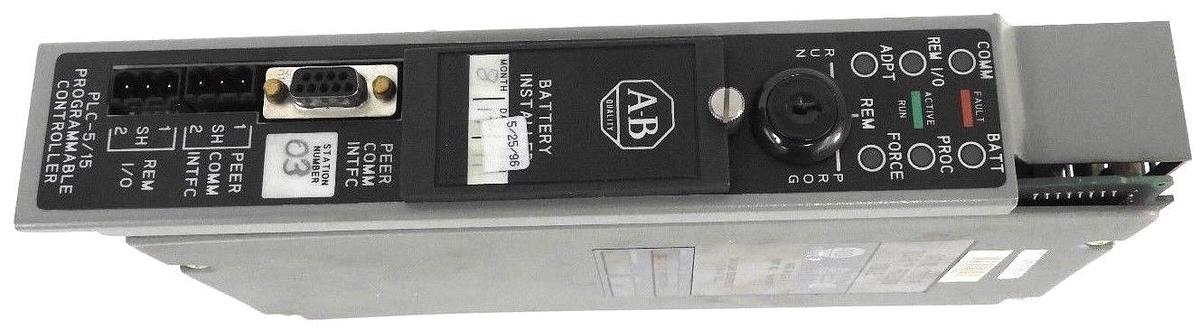 Used ALLEN BRADLEY 1785-LT B PLC 5/15 PROCESSOR MODULE SER. B, REV. H - REPAIRED