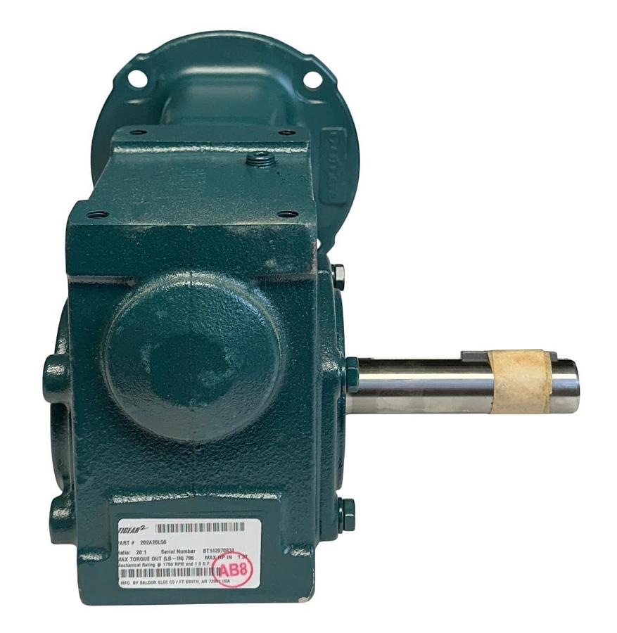 DODGE 202A20L56 TIGEAR-2 REDUCER-EXT O/P SHAFT LEFT 20:1 RATIO 1.37HP MAX NSMP