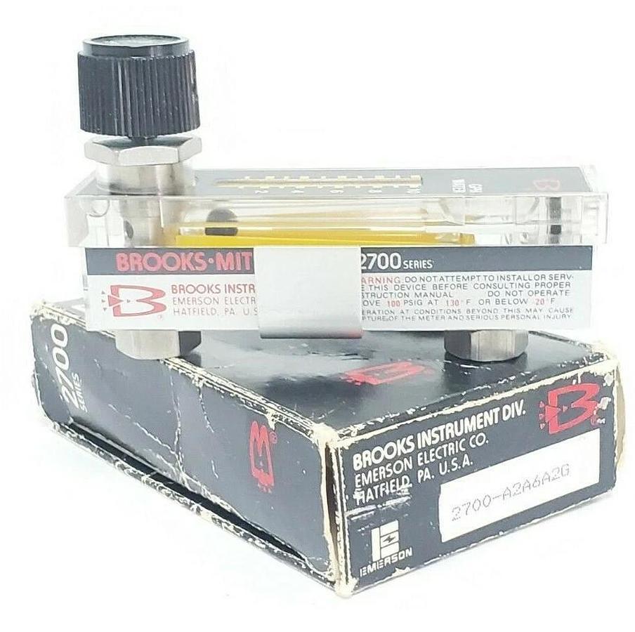 NIB BROOKS INSTRUMENT 2700-A2A6A2G FLOWMETER 2700 SERIES
