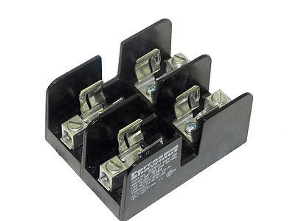 Used NEW FERRAZ SHAWMUT 60302J FUSE BLOCK 30AMP 600V