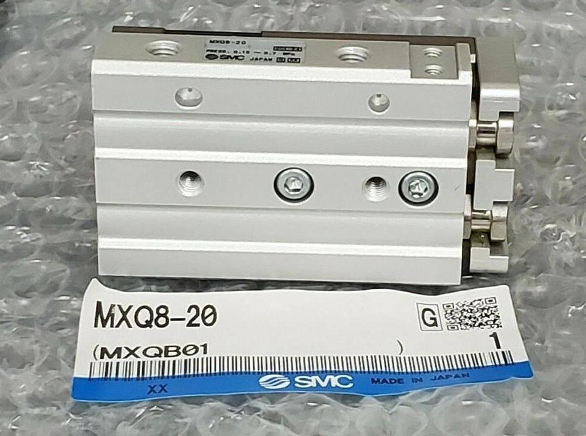 NEW SMC MXQ8-20 SERIES MXQ AIR SLIDE TABLE CYLINDER MXQB01 MXQ820
