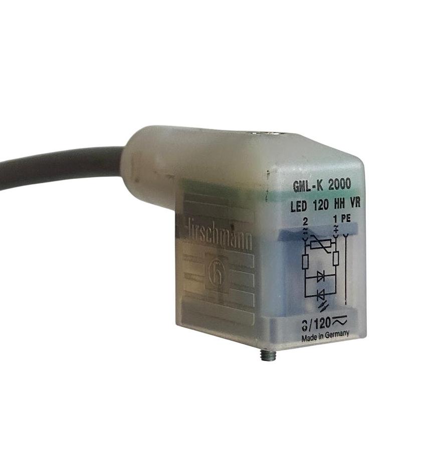Used HIRSCHMANN GML-K 2000 LED 120 HH VR / GML-K CABLE CONNECTOR 24VDC NSNP