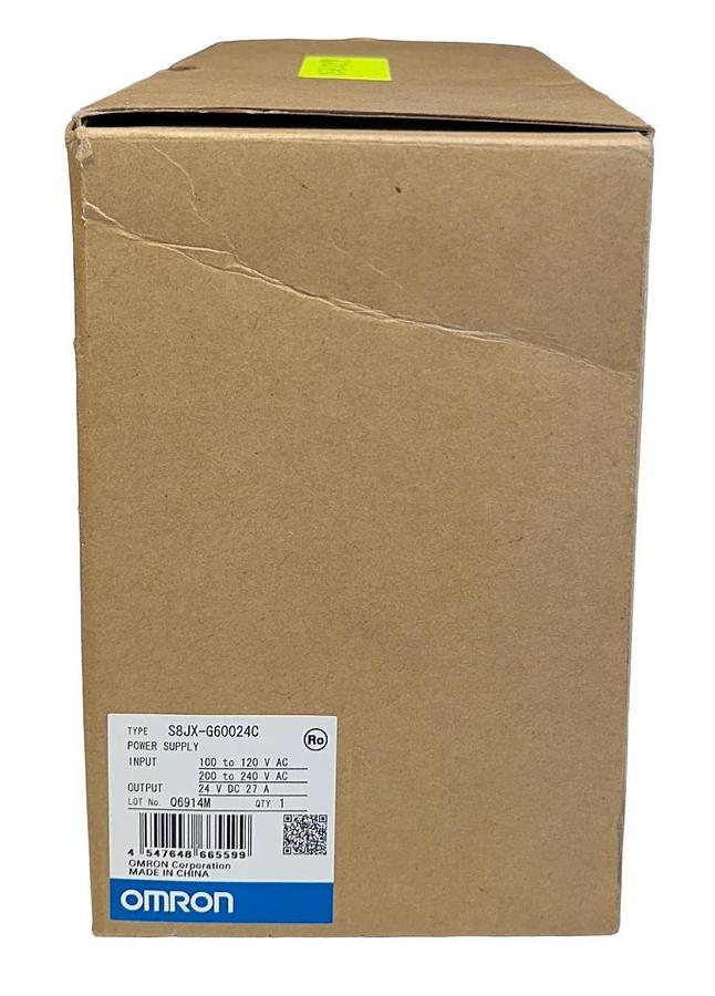 OMRON S8JX-G60024C / S8JXG60024C POWER SUPPLY 100-120V / 200-240VAC INPUT NSMP