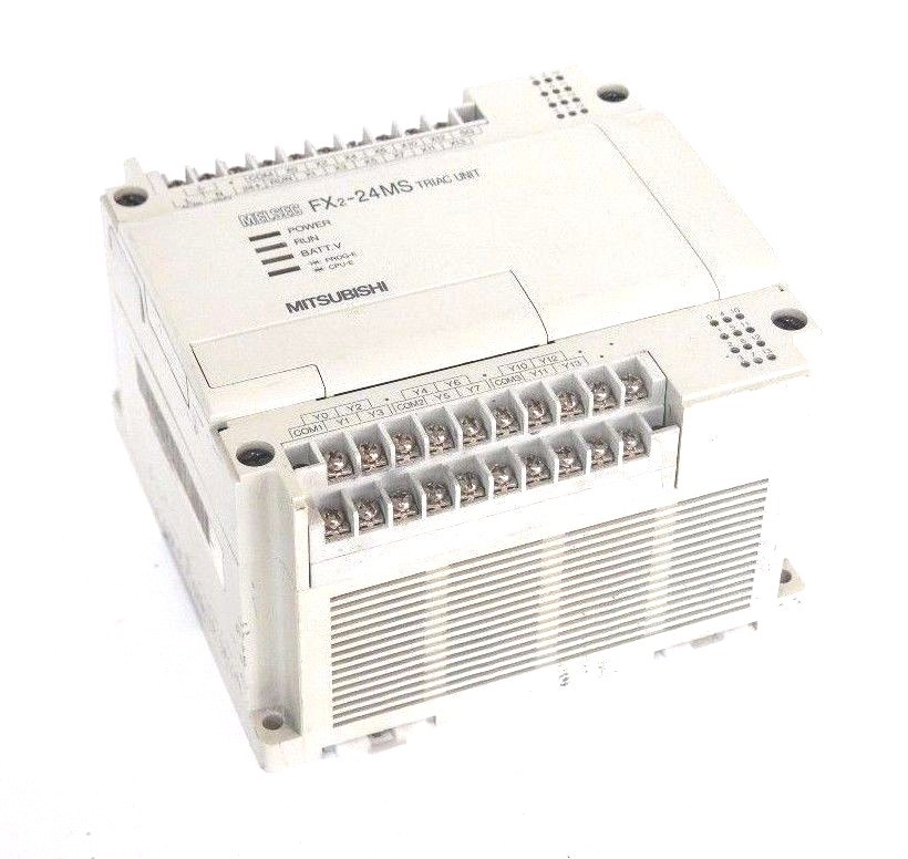 Used MITSUBISHI MELSEC FX2-24MS TRIAC UNIT PROGRAMMABLE CONTROLLER  FX2-24MS