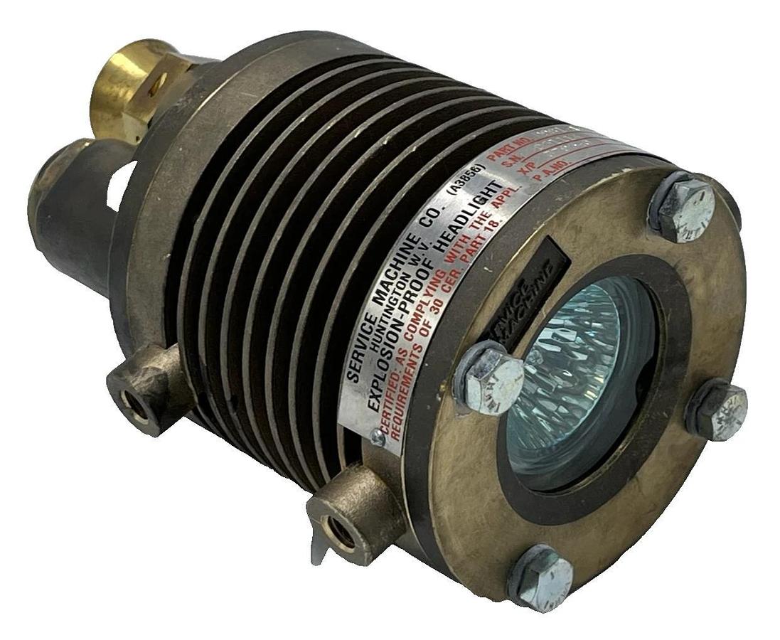Service Machine Co. Explosion Proof Headlight A3856 D981-A2X6-F5 Bul. SM125