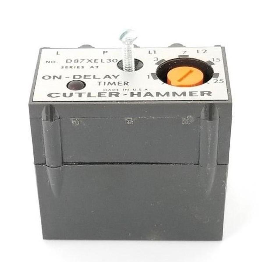 NIB CUTLER HAMMER D87XEL30 ON DELAY TIMER 120V, 30 SEC.