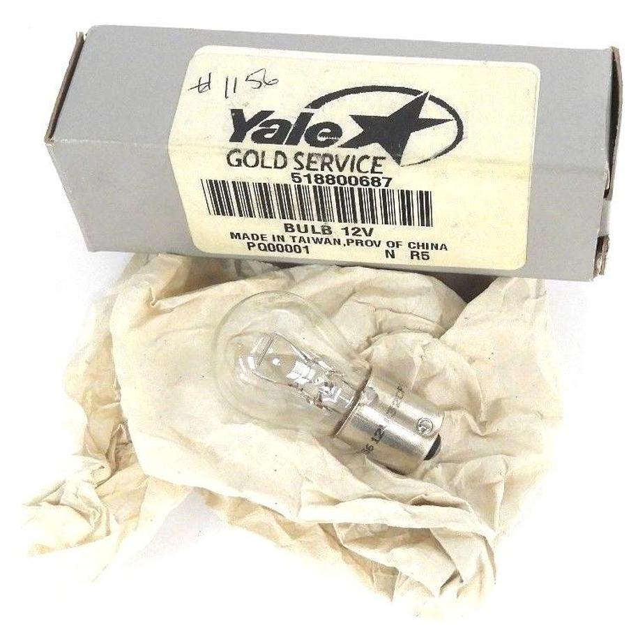 LOT OF 2 NEW YALE GOLD SERVICE 518800687 BULBS 12V, 1156 12V 32CP F4