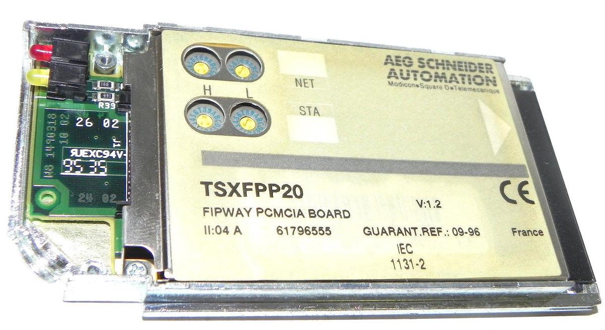 NIB SCHNEIDER ELECTRIC TSX-FPP-20 COMMUNICATION FIPWAY PCMCIA BOARD TSXFPP20