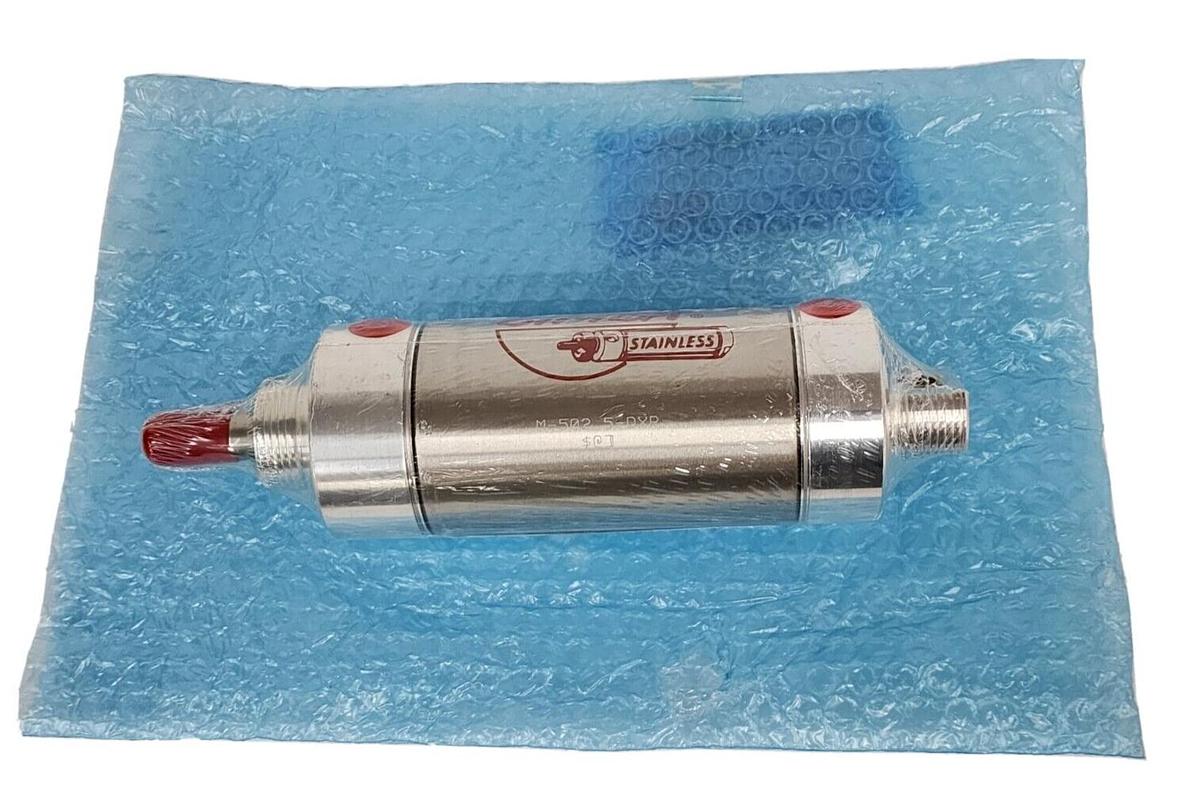 Used NEW BIMBA M-502 5-DXP PNEUMATIC AIR CYLINDER