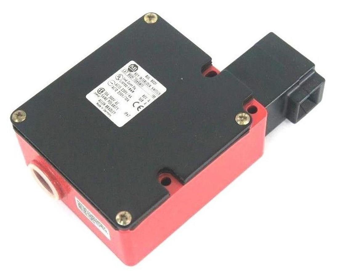 Used NIB ALLEN BRADLEY 802F-TE6SM11 SAFETY KEY INTERLOCK SWITCH SER. A, REV. A