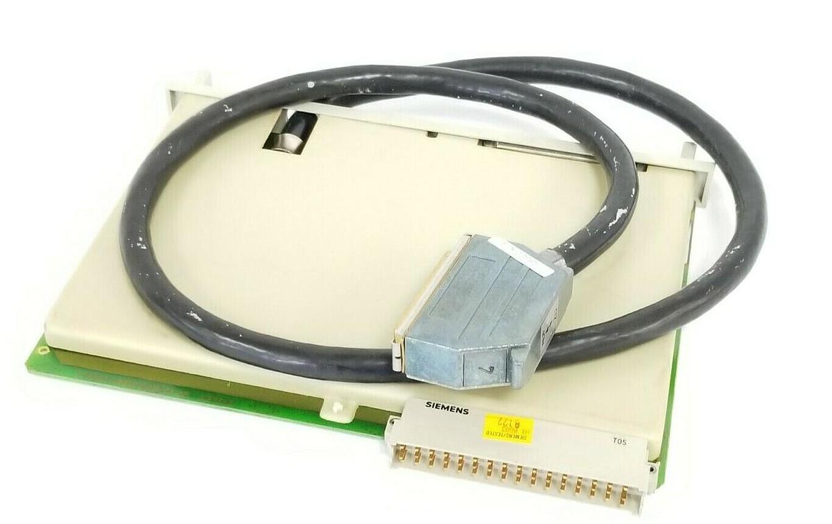 Used SIEMENS 6ES5 312-3AB31 INTERFACE MODULE W/ CABLE GWK-X20 C79040-A0092-C216-05-85