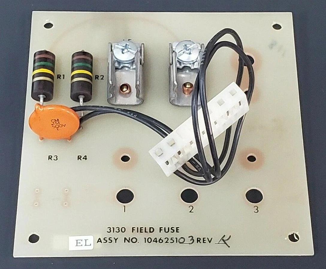 Used FINCOR 104625103 REV. K FIELD FUSE BOARD 3130, 1046252