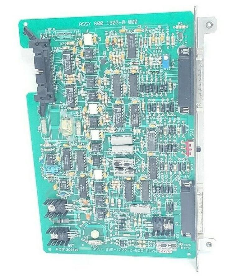 Used GOULD / MODICON ASSY. 600-1203-0-000 REV. A CONTROLBOARD PCB 60012130000
