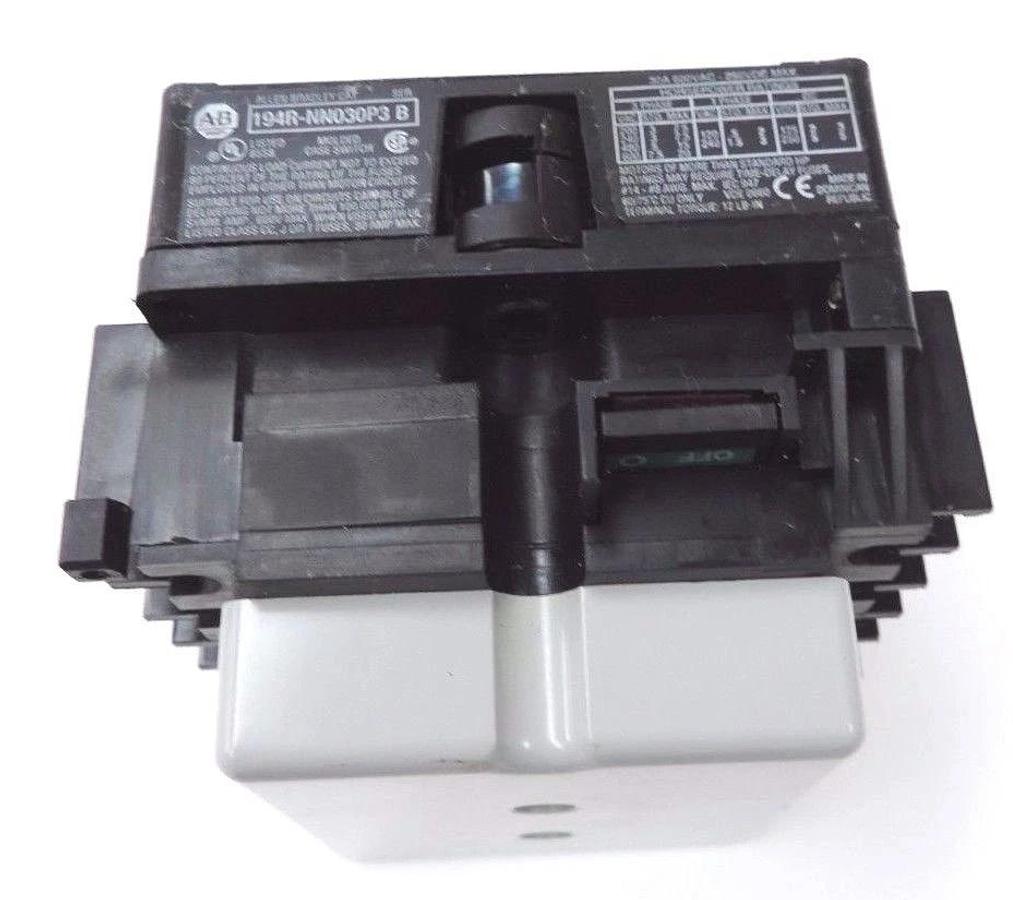 Used ALLEN BRADLEY 194R-NN030P3 DISCONNECT SWITCH 194RNN030P3 SER. B