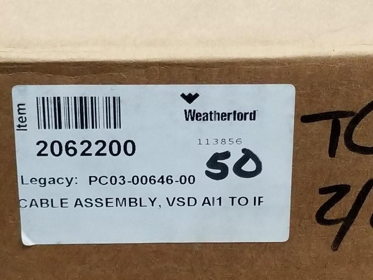 Used LOT OF 25 PHOENIX 2062200 VSD AI1 TO IF CABLE ASSEMBLIES 329/330/331, IC2,5-5,08