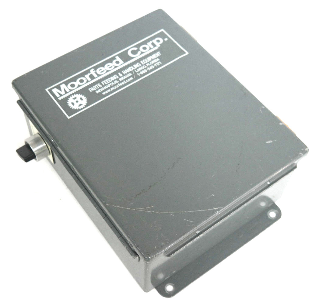 Used MOORFEED CORP. 441026 CONTROL PANEL A-1008CH ENCLOSURE
