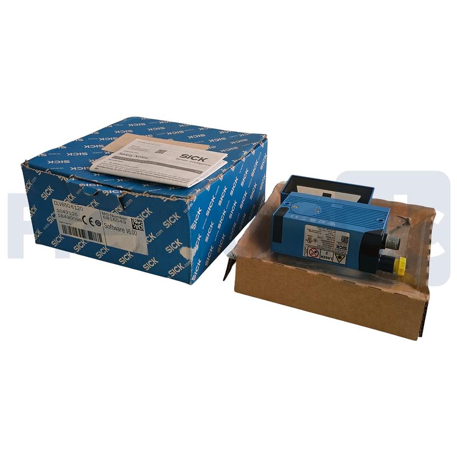 Used SICK CLV650-6120 | 1042125 Fixed Mount Barcode Scanner Auto-Focus Ethernet NSMP