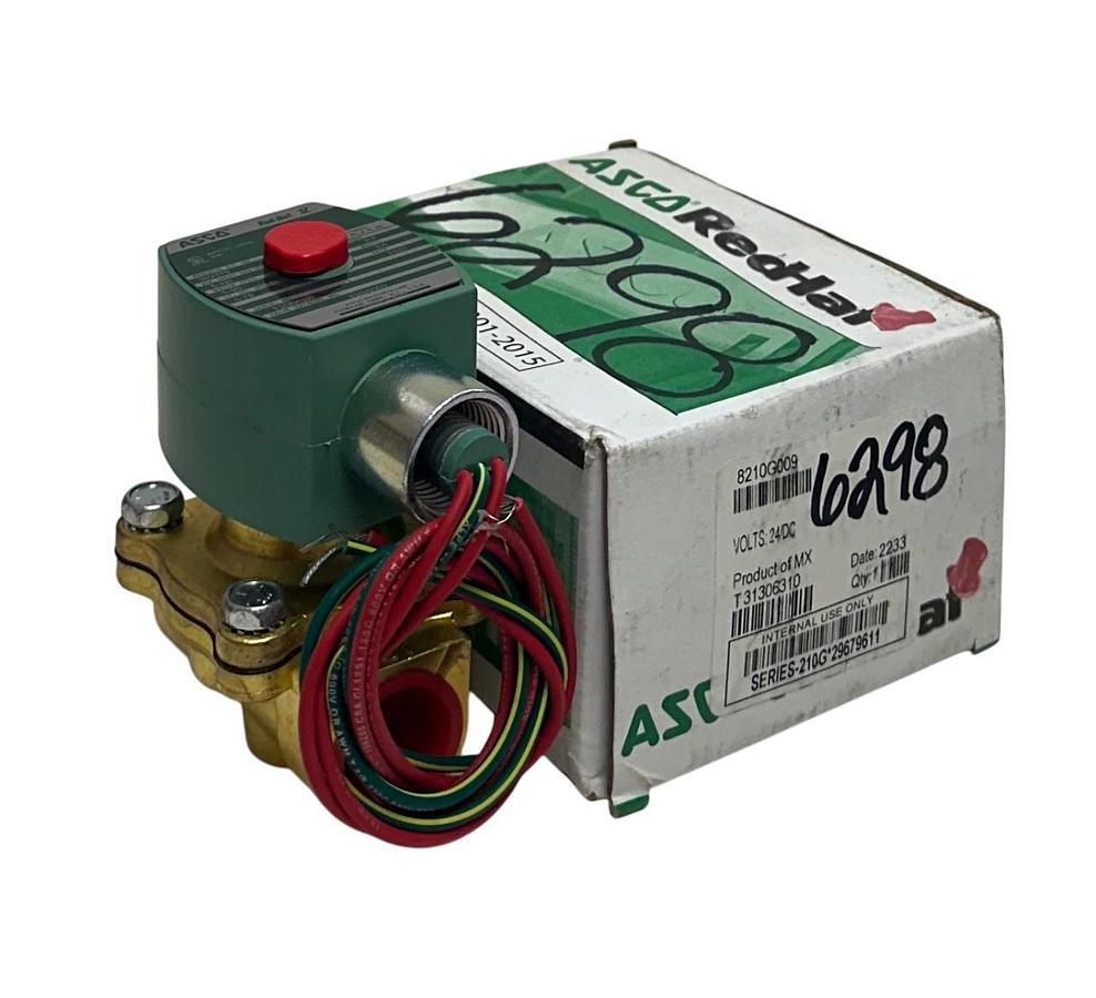 ASCO 8210G00924/DC / 8210G009 Red-Hat II SOLENOID VALVE 3/4'' 24VDC COIL NSMP