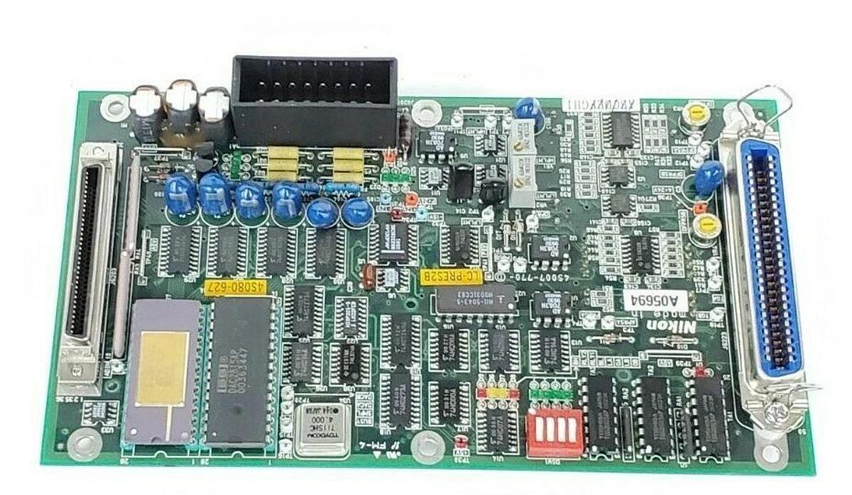 Used NIKON 4S007-770-D INTERFACE BOARD LC-PRES2B 4S080-627 4S007770D