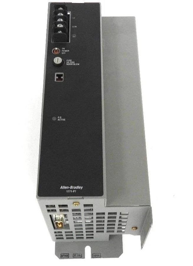 Used ALLEN BRADLEY 1771-P7 D POWER SUPPLY 1771P7, 120/220V SER. D REV. A01