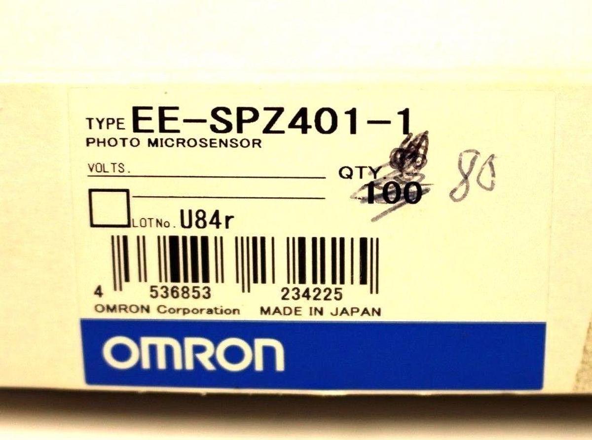 Used BOX OF 80 NEW OMRON EE-SPZ401-1 PHOTO MICROSENSOR 5-24VDC 20MM EESPZ4011