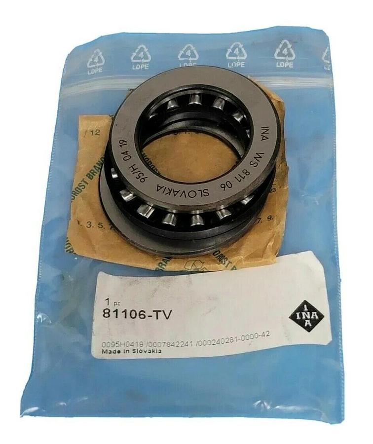 Used NIB INA 81106-TV AXIAL CYLINDRICAL CRB/ACCESS 81106TV