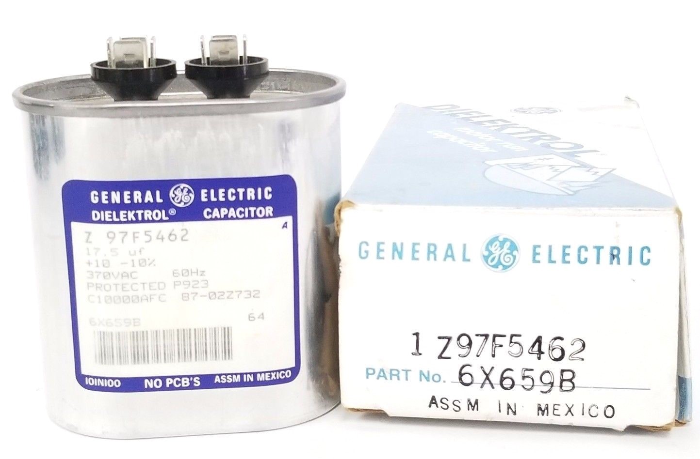 Used NIB GENERAL ELECTRIC 6X659B MOTOR RUN CAPACITOR