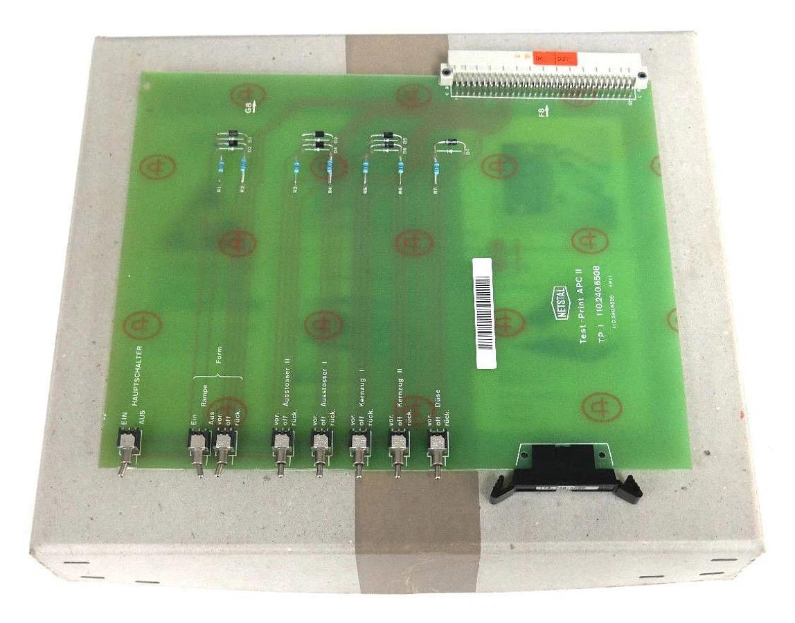 Used NIB NESTAL 110.240.6508 TEST-PRINT APC II CIRCUIT BOARD 1102406508