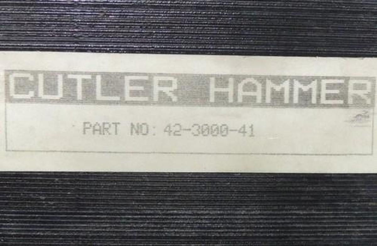 Used CUTLER HAMMER MICRON E3K0-0075-3 INDUSTRIAL CONTROL TRANSFORMER 42-3000-41