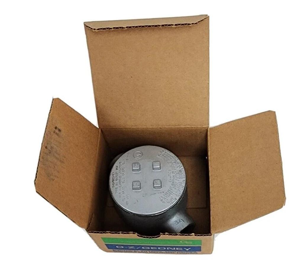 Used NEW O-Z/GEDNEY GUAC-75 / GUAC75 3/4'' EXPLOSION PROOF OUTLET BOX TYPE C