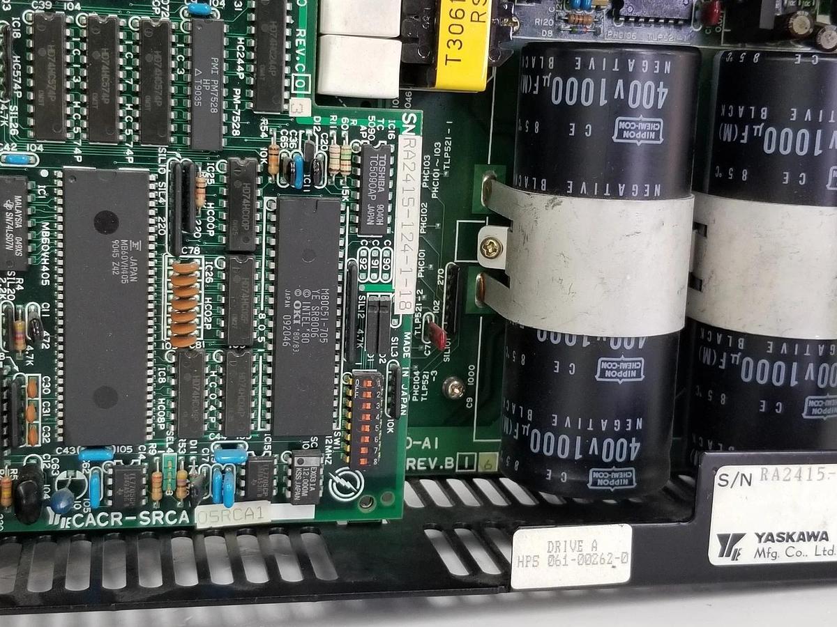 Used YASKAWA SERVOPACK CACR-SR05AC1ER AC SERVO DRIVE 200V, 1CN, HPS 061-00262-0