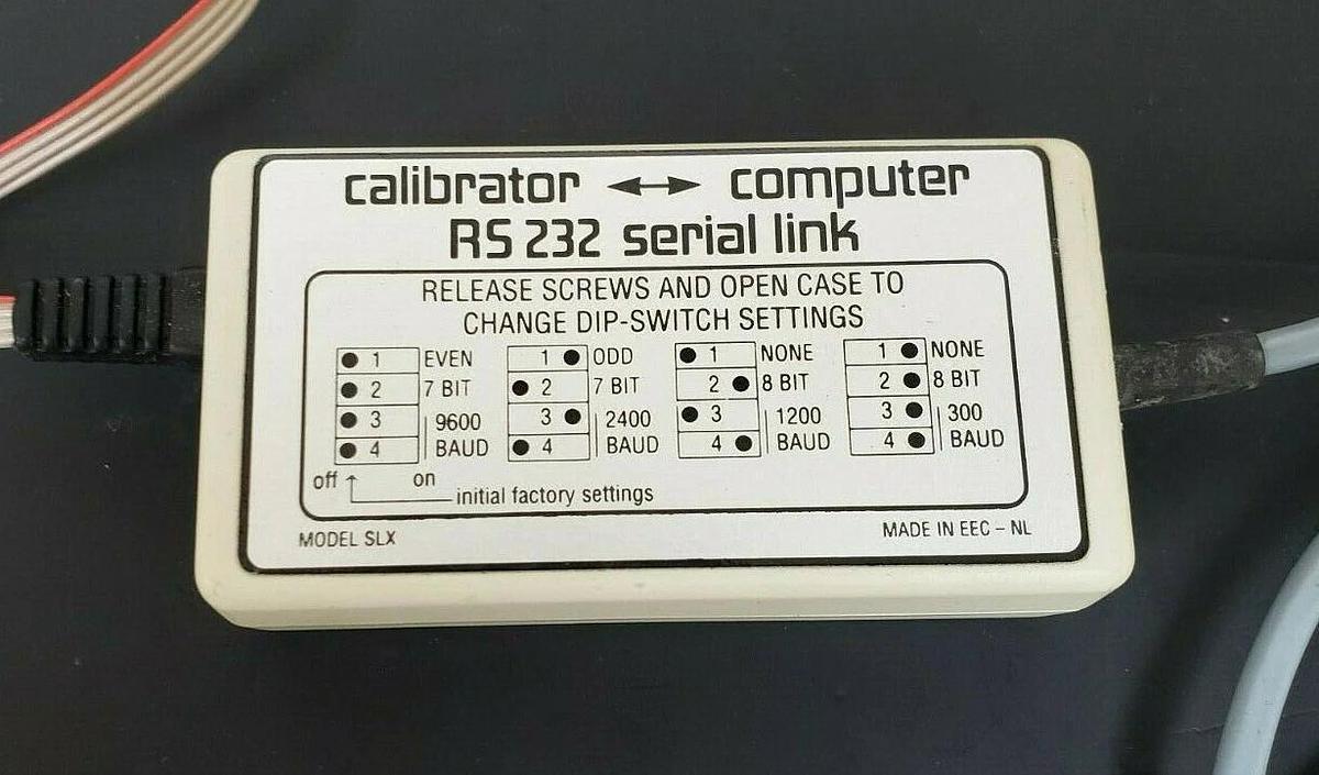 Used UNOMAT MODEL SLX CALIBRATOR-COMPUTER RS-232 SERIAL LINK
